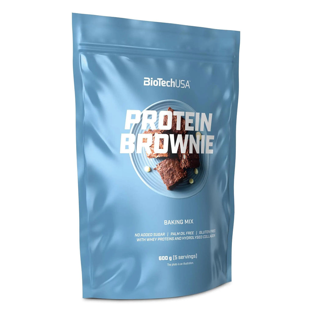BioTechUSA Protein Brownie, Baking Mix with Collagen, whey proteins and sweeteners. 600 g, Chocolate BioTechUSA Au supplements