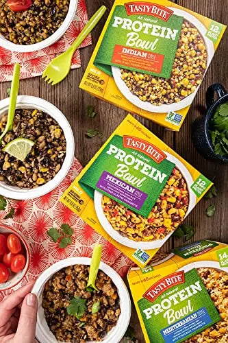 TASTY BITE Mexican Protein Bowl, 8.8 Ounce, Pack of 6, Ready to Eat, Microwaveable TASTY BITE Au supplements