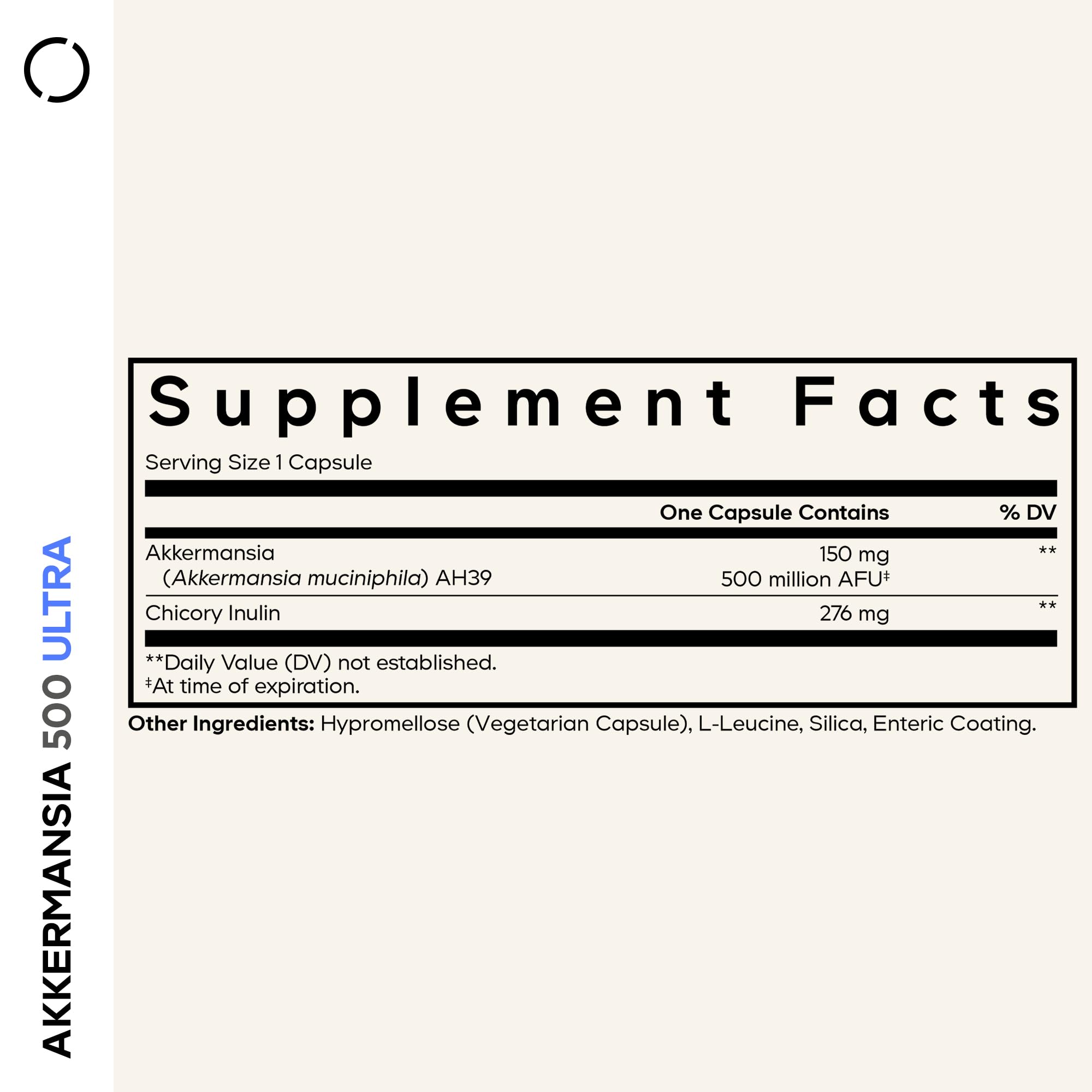 Codeage Akkermansia Muciniphila Probiotic Ultra - High-Potency 500M AFUs Akkermansia Probiotic Supplement - Enhanced Daily Probiotic & Prebiotic, Chicory Inulin - 3-Month Supply - 90 Capsules Codeage Au supplements