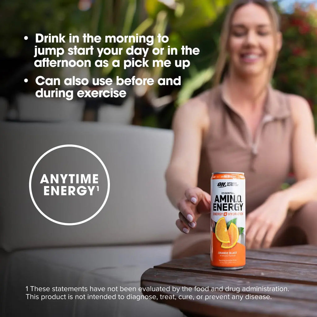 Optimum Nutrition Amino Energy Sparkling Hydration Drink, Electrolytes, Caffeine, Amino Optimum Nutrition Au supplements