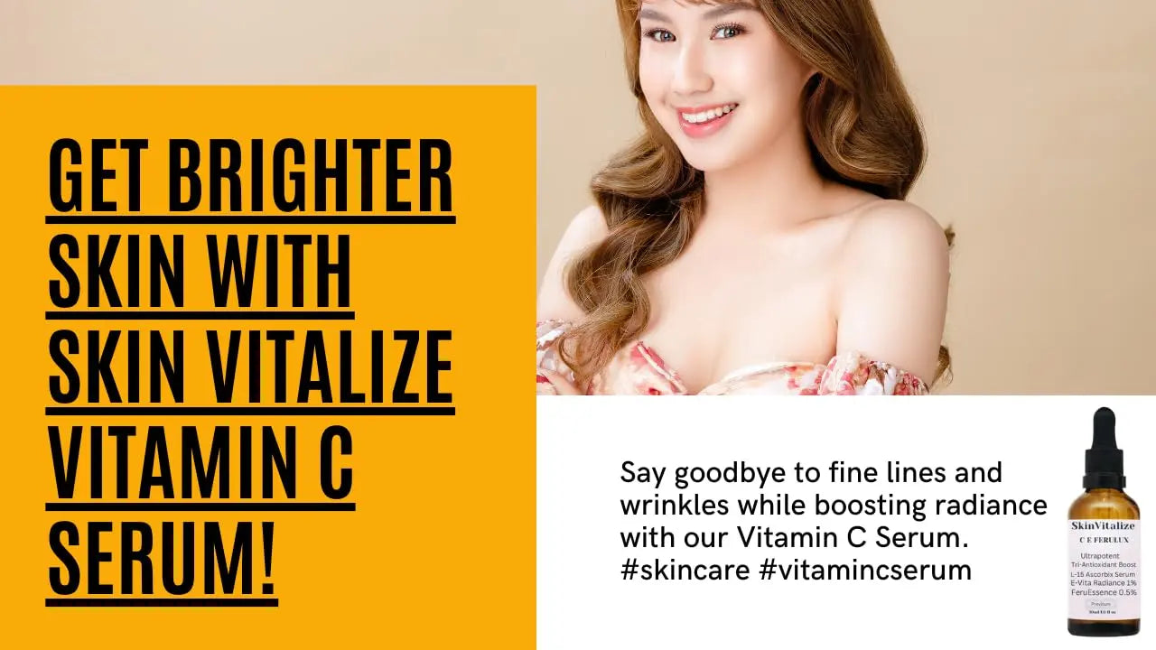 SkinVitalize C E ferulux Vitamin C Serum - 30ml: Advanced Formula for Fighting with Wrinkles Msupps.com Au supplements