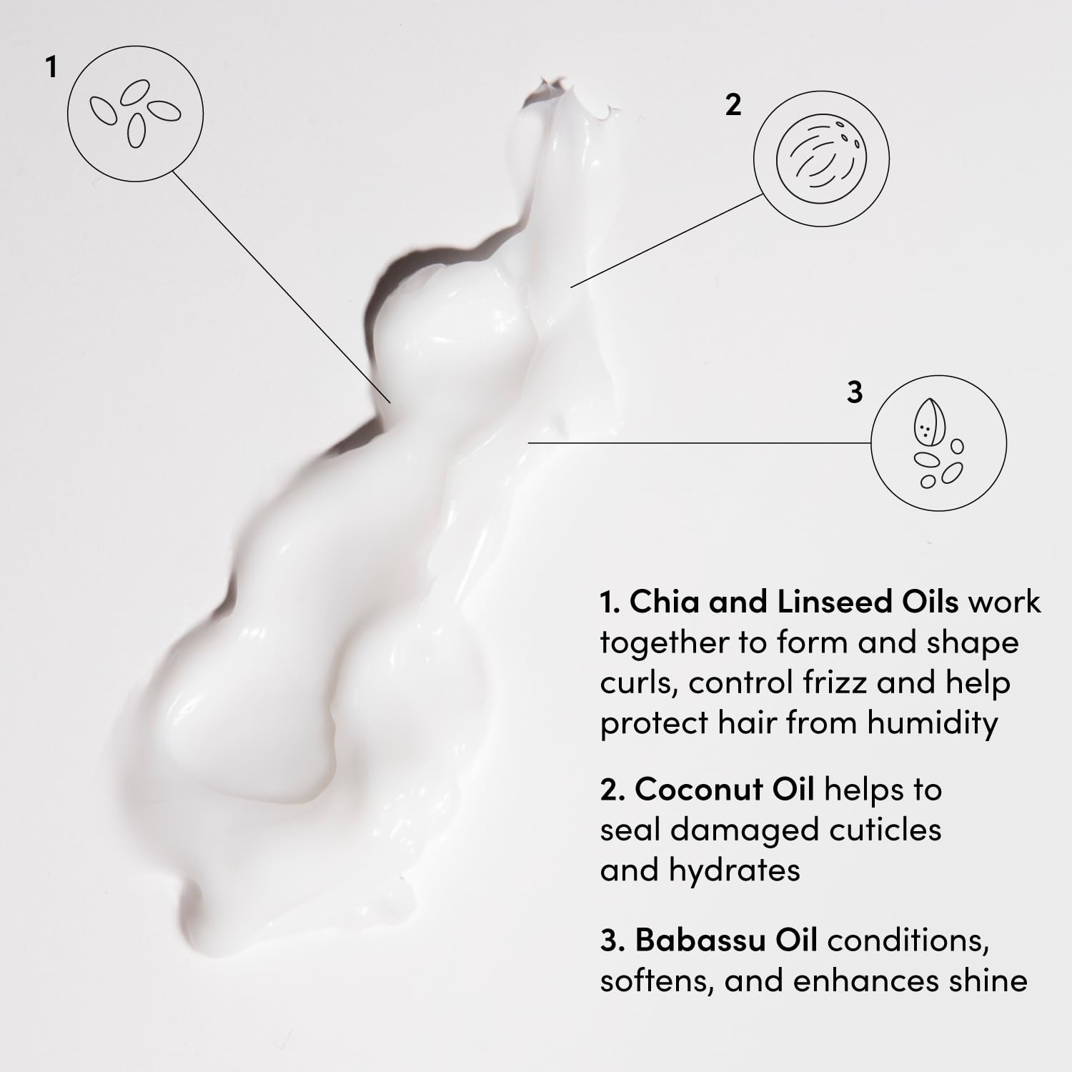 OUAI Curl Cream - Curl Defining Cream with Chia & Linseed Oil - Enhances Definition, Hydration & Shine - Tames Frizz & Protects from Humidity - Silicone-Free Curly Hair Products for Women (8 oz) OUAI Au supplements