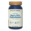 Nature's Wonder Advanced Men's 50+ Multivitamin/Multimineral Supplement with Vitamin D3 and B Vitamins 120 Tablets, 120 Day Supply Nature's Wonder Au supplements