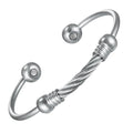 EnerMagiX Magnetic Bracelet for Women for Arthritis and Joint,Twisted Cable Stainless Steel Bangle EnerMagiX Au supplements