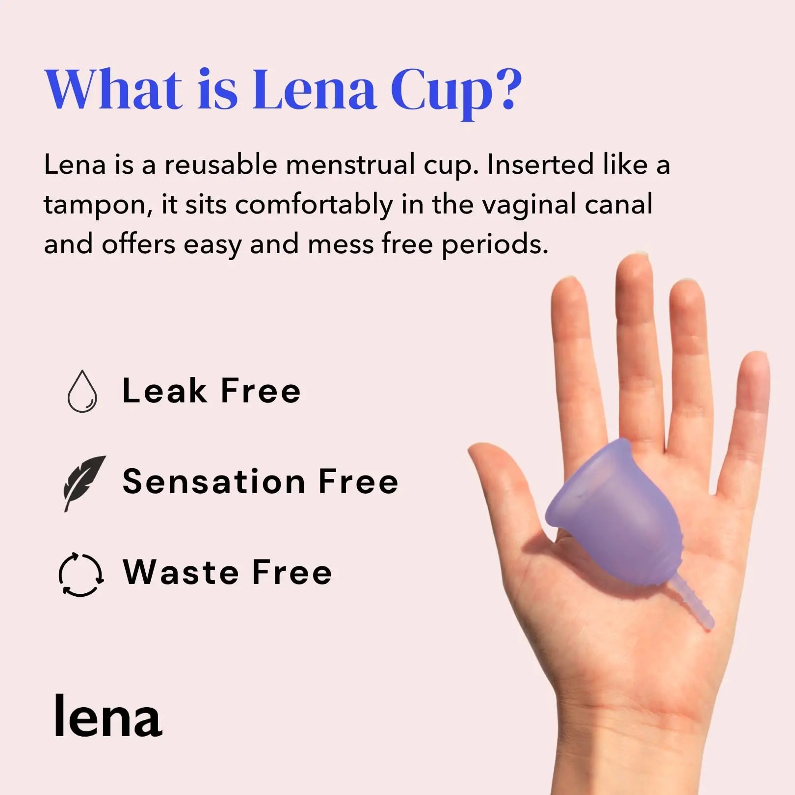 Lena Sensitive Menstrual Cup | Reusable Beginner Period Cup | Wear for 12 Hours Lena Au supplements