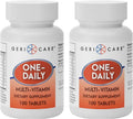 GeriCare One-Daily Multi-Vitamin Tablet, 100 Count Adult Multivitamin Supplement | Easy-to-Take Dietary Supplement with Vitamins A, C, D3, B, Calcium GeriCare Au supplements