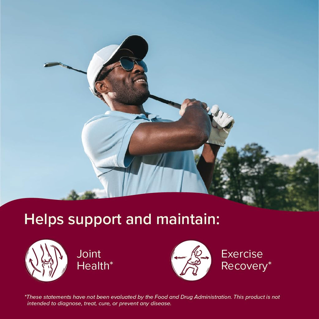 Sur Joint Support FruiteX-B Tart Cherry Capsules - Vegan Fast-Acting Relief for Better Joint Comfort and Mobility - Whole Tart Cherry and Calcium Fructoborate, Muscle Recovery (120 Capsules) Sur Au supplements