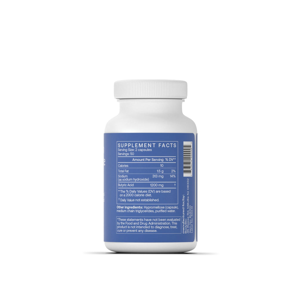 BodyBio Butyrate - Postbiotic for Gut Health, Digestive Support, Bloat, Gas & Constipation Relief, Leaky Gut Repair - Sodium