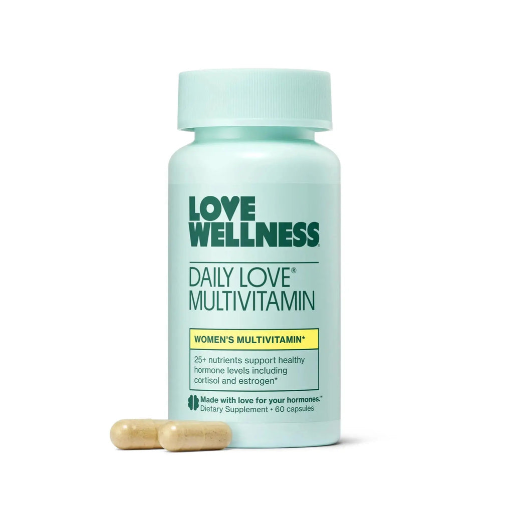 Love Wellness Daily Love Multivitamin for Women | Supports Energy, Cortisol, Immune Health, Stress Relief, & PMS | Complete with Vitamin D, C Love Wellness Au supplements