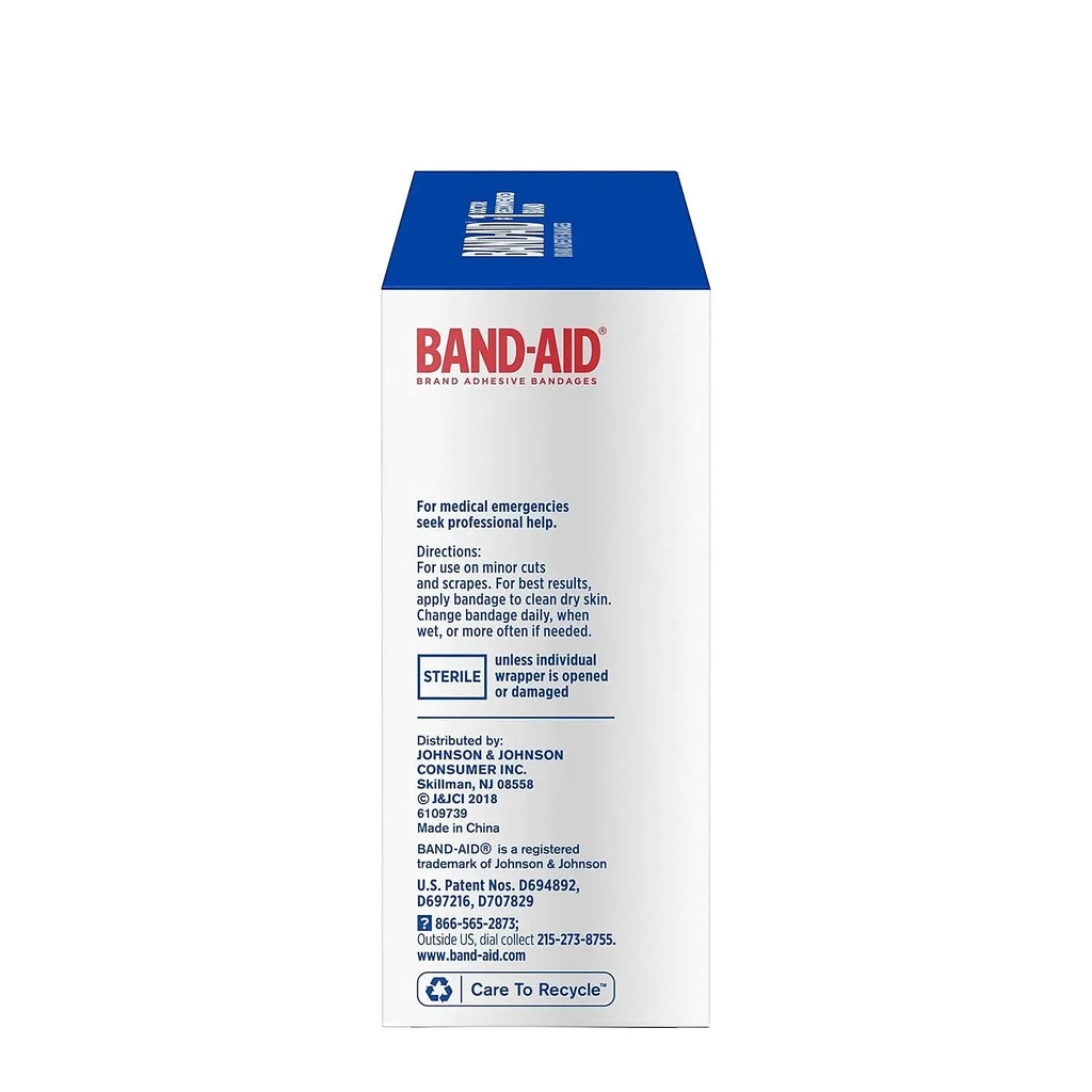 Band-Aid Brand Flexible Fabric Adhesive Bandages for Wound Care and First Band-Aid Au supplements