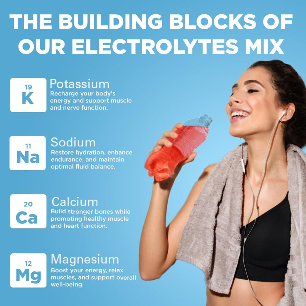 Keto Vitals Keto Electrolytes Powder | Keto-Friendly Electrolytes with Potassium, Magnesium, Sodium, Calcium | Electrolytes Sugar Free | Supplement Energy Drink Mix