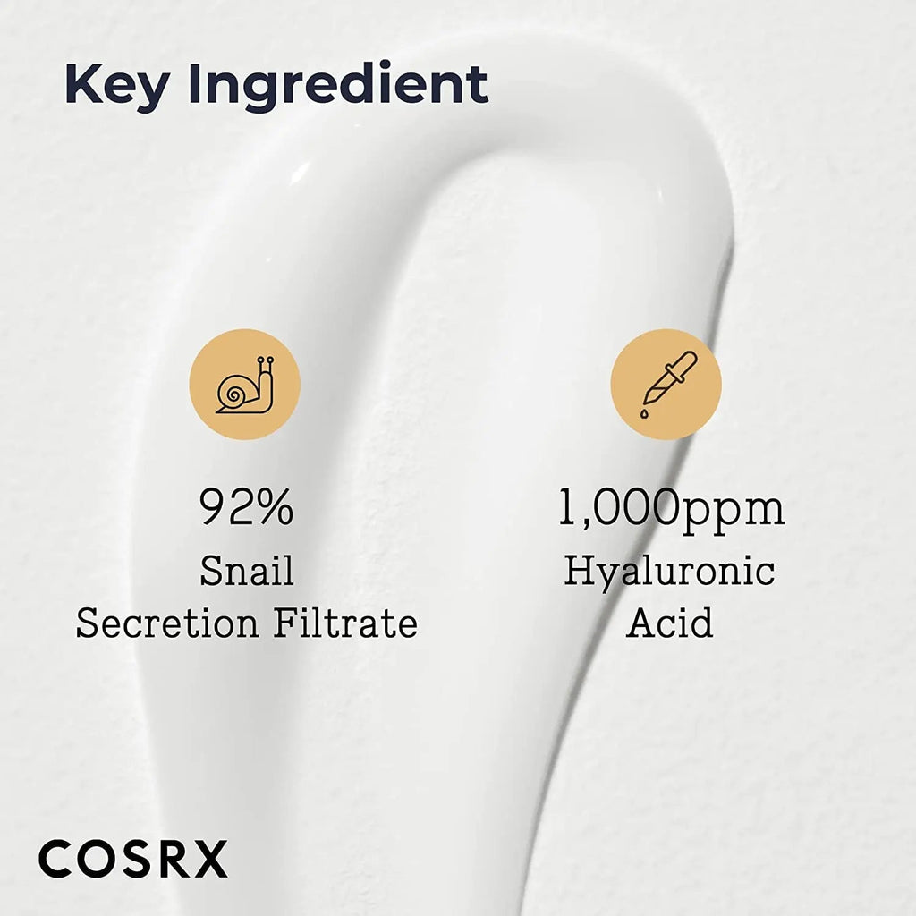 COSRX Snail Mucin 92% Moisturizer, Daily Repair Face Gel Cream for Dry, Sensitive Skin COSRX Au supplements