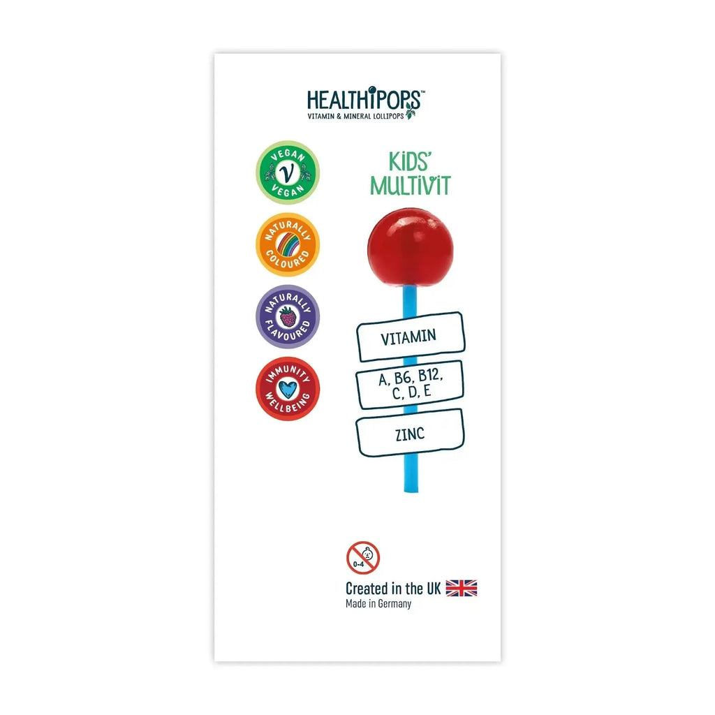 Healthipops Kids Multivitamin Lollipops (6-Pack) Healthipops Vitamin & Mineral Lollipops Au supplements