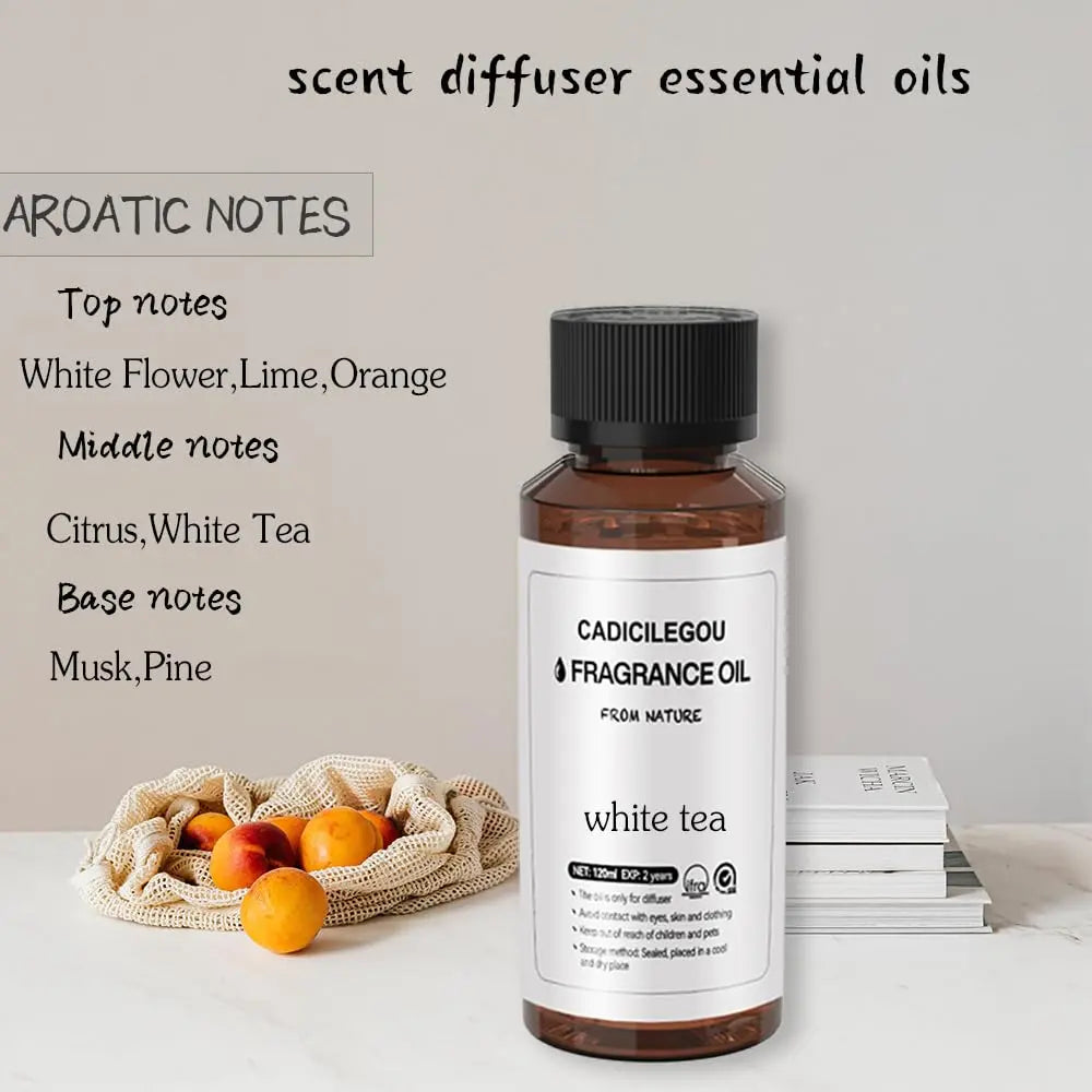 White Tea Essential Oils for Diffuser Hotel Collection - 100% Pure Orange Essential Oil Aromatherapy Oil CadicileGou Au supplements