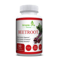 Simple Life Nutrition Organic Beet Root Powder Capsules - Nitric Oxide Booster for Men Simple Life Nutrition Au supplements