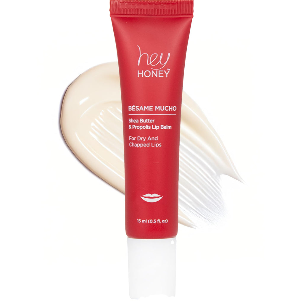 Hey Honey Skincare Bésame Mucho Shea Butter & Propolis Lip Balm | Intensive Hydration