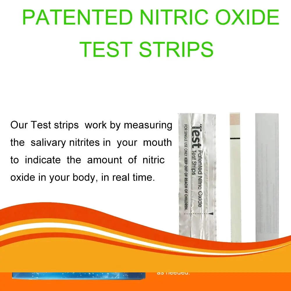 Nitric Oxide Test Strips [25strips]- Nitric Oxide Indicator Strips Work by Measuring The TONNYLAB Au supplements