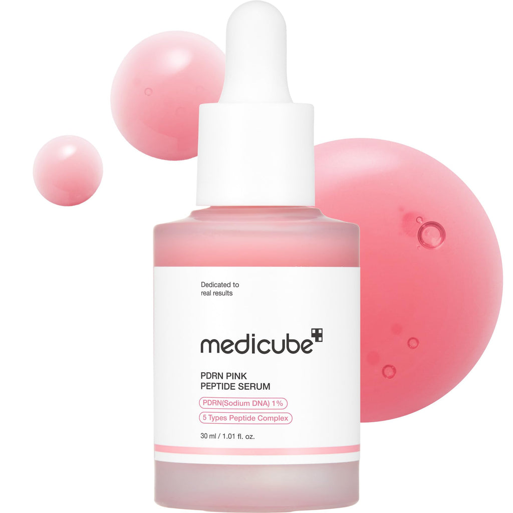 medicube PDRN Pink Peptide Serum with Salmon DNA | Pink Glow Serum with Peptides