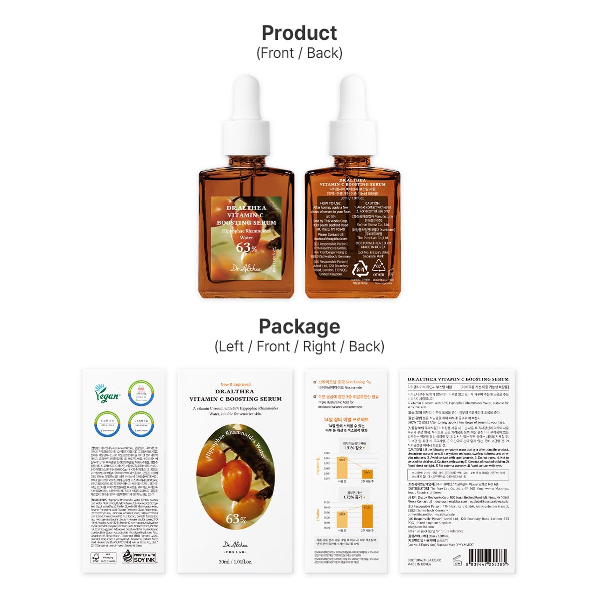 Dr.Althea Vitamin C Boosting Serum | Daily Facial Serum with TRANEXAMIC ACID for All Skin Types | Helps Remove Dark Spots & Uneven Skin Tone | Korean Vegan Skin Care (Vitamin C Boosting RENEWED)