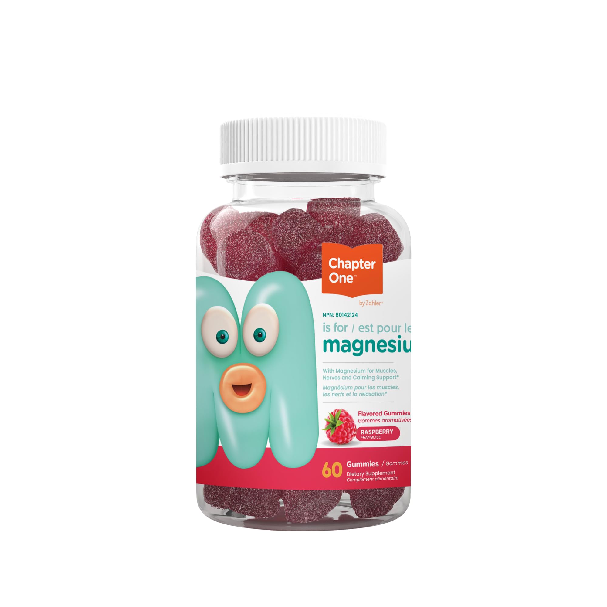 Chapter One Magnesium Gummies, Great Tasting Magnesium for Kids, Calm Kids Magnesium, Magnesium Gummies for Women and Men