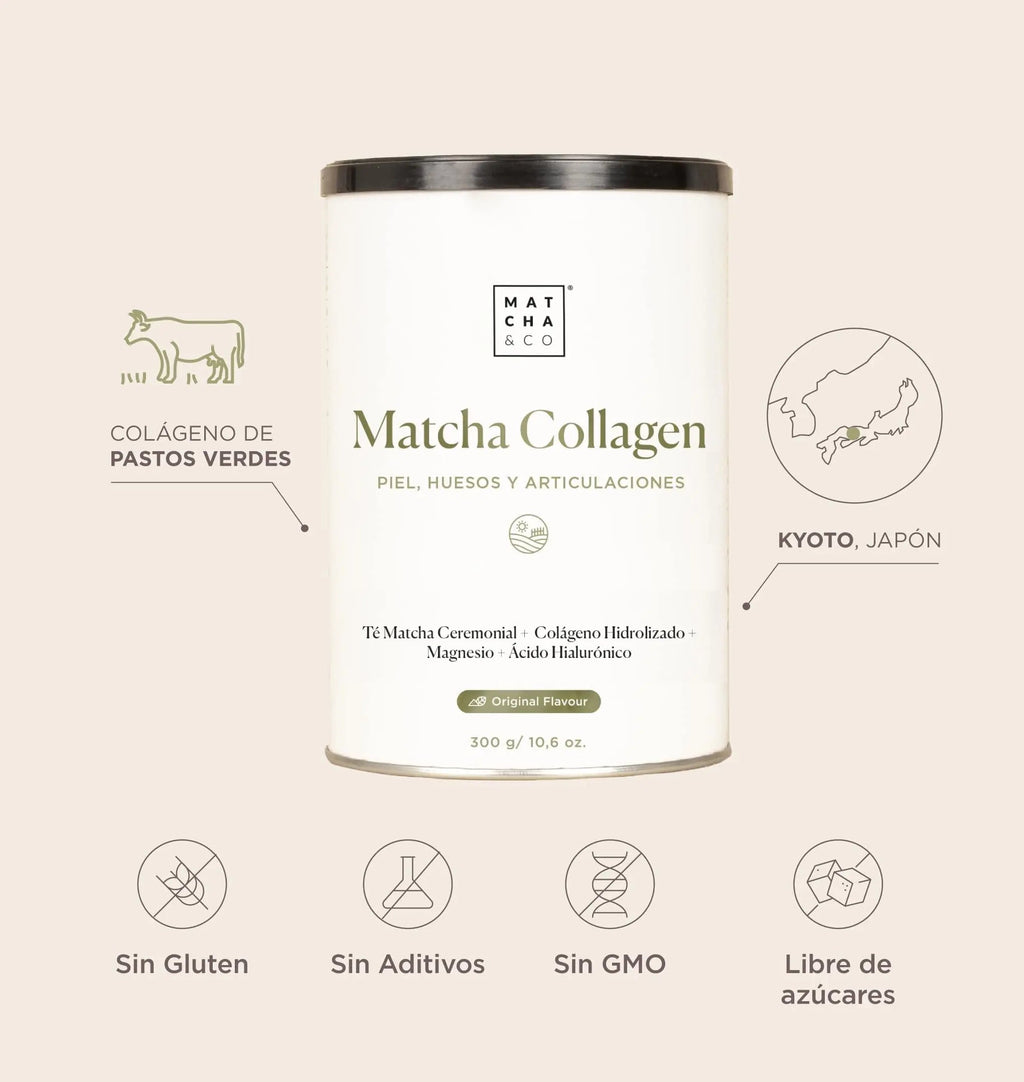 Collagen with Magnesium, Matcha Tea and Hyaluronic Acid. Joints, skin and nails Matcha & CO Au supplements