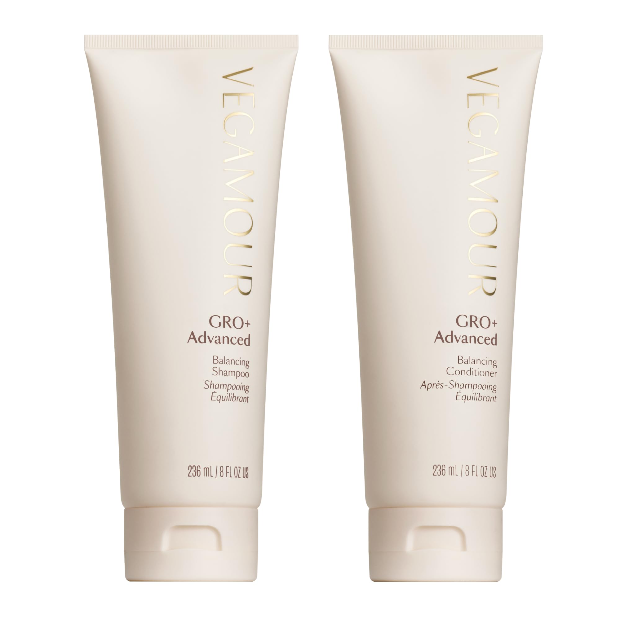 VEGAMOUR GRO+ Advanced Balancing Shampoo and Conditioner Kit | Removes Buildup, Hydrates the Scalp and Softens Strands | For Severe Signs of Thinning | Color Safe, Vegan, Cruelty-Free (8 Fl Oz each) VEGAMOUR Au supplements