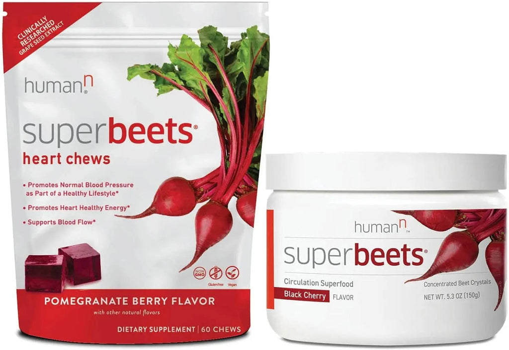 humanN SuperBeets Heart Chews & SuperBeets Black Cherry Powder humanN Au supplements