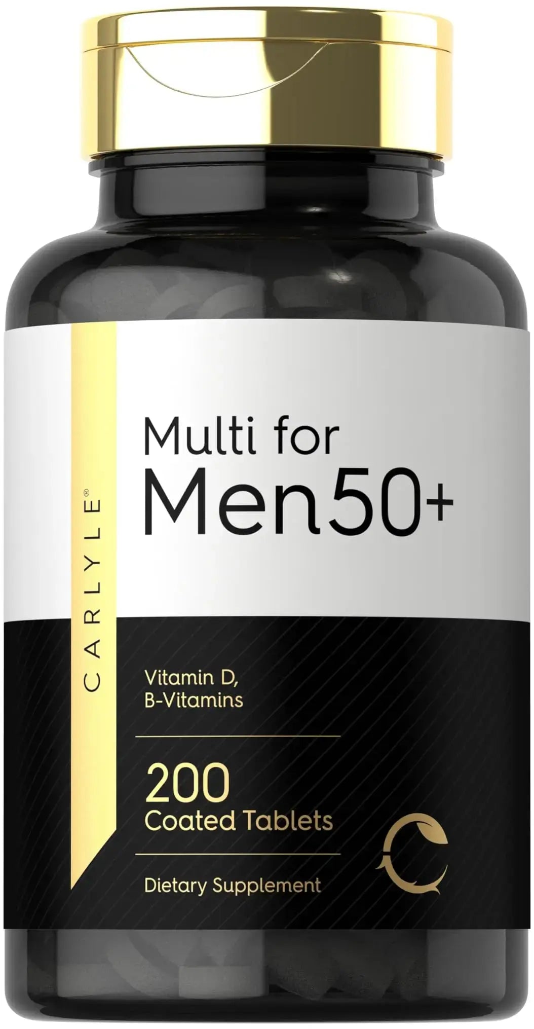 Carlyle Multivitamin for Men 50+ | 200 Count | with B Vitamins, Vitamin D, Magnesium & Zinc | Non-GMO, Gluten Free Supplement Carlyle Au supplements