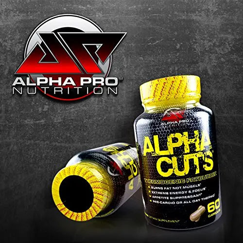 ALPHA CUTS Capsules Fat Burner Thermogenic Men Women Pre Cardio Workout Weight Loss ALPHA CUTS Au supplements
