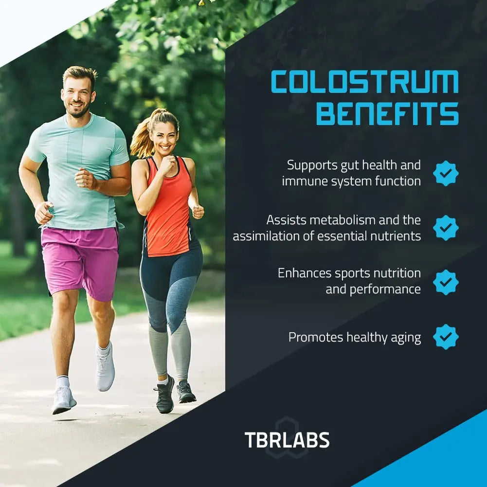 TBR Labs Pure Bovine Colostrum 180 Capsules - Antibiotic and Hormone Free - USA Source TBR Labs Au supplements