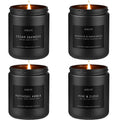Scented Candles Set | Men Candles Set, Candles for Men Scented Candles for Home - 4 Pack Candles Scents Auelife Au supplements