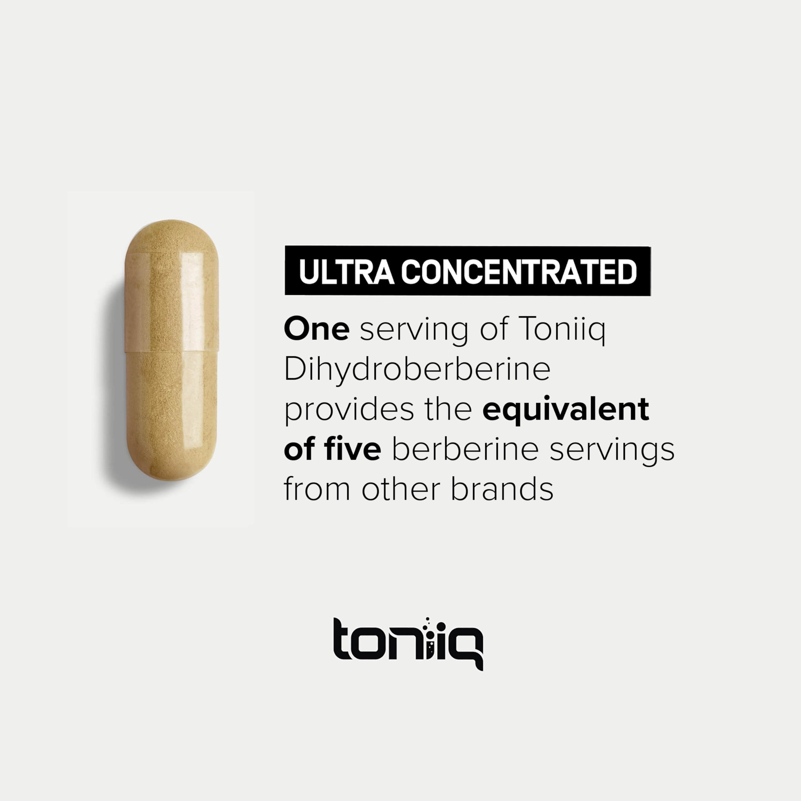 Toniiq Dihydroberberine Supplement - Ultra High Potency 1,000mg Formula with GlucoVantage, 10:1 Ceylon Cinnamon & 50:1 Milk Thistle - Third-Party Lab Tested Toniiq Au supplements