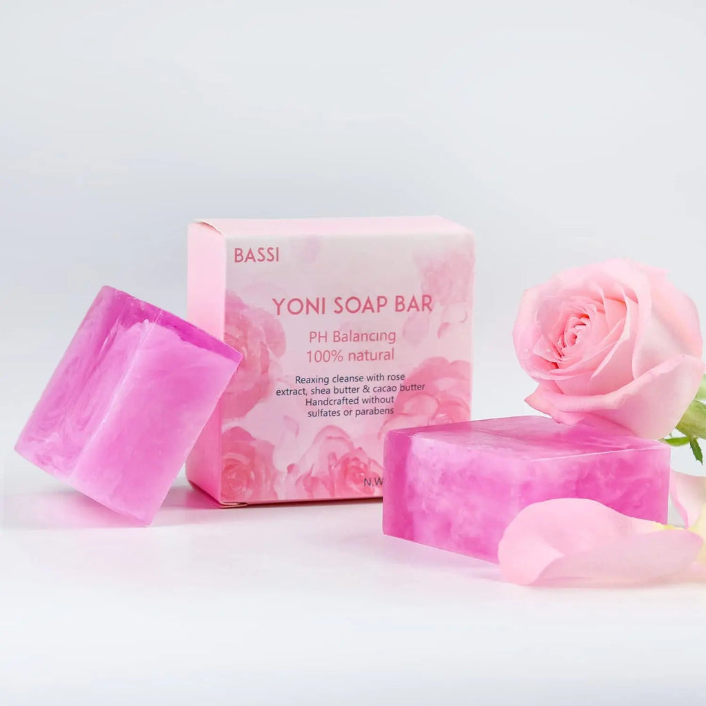 Yoni Soap Bars Vaginal Wash 2 PCS, 100% Natural Organic Yoni Bar Soap for Women Ph Balance Yoni BASSI Au supplements