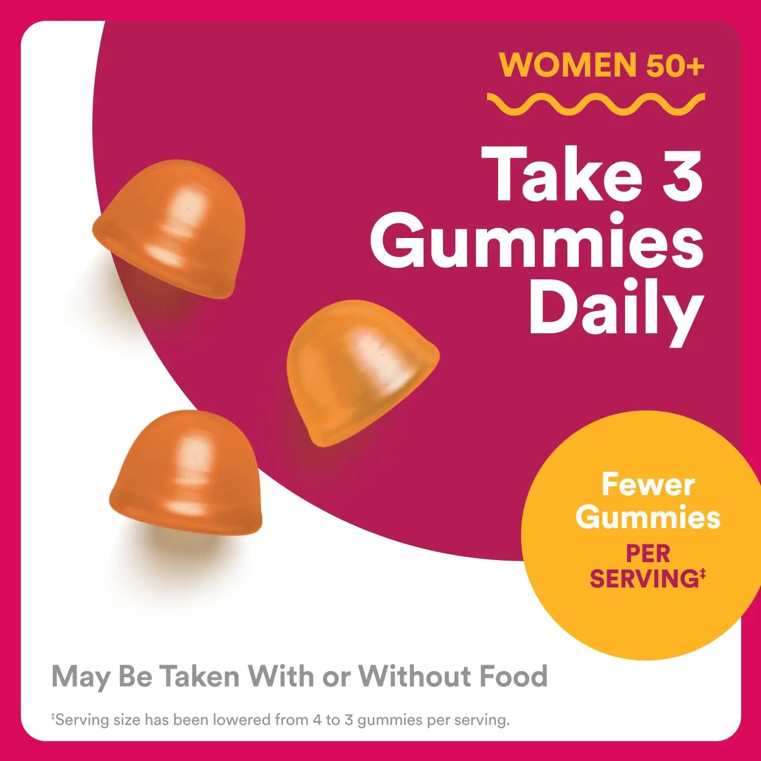 SmartyPants Multivitamin Gummy for Women 50 and Over - Improved Formula: Omega 3 (DHA/EPA), Methylfolate, CoQ10, Vitamin D3, C SmartyPants Au supplements
