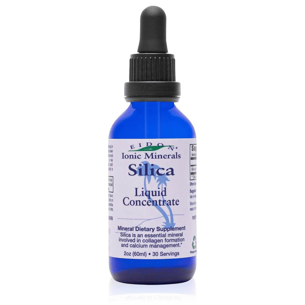 Eidon Liquid Silica Mineral Concentrate - Silica Supplement for Hair, Skin, and Nails, Supplement Drops to Support Collagen Production & Hair Loss