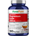NusaPure Magnesium Oxide 1,000mg per Serving 180 Veggie Caps (Non-GMO, Vegan) NusaPure Au supplements