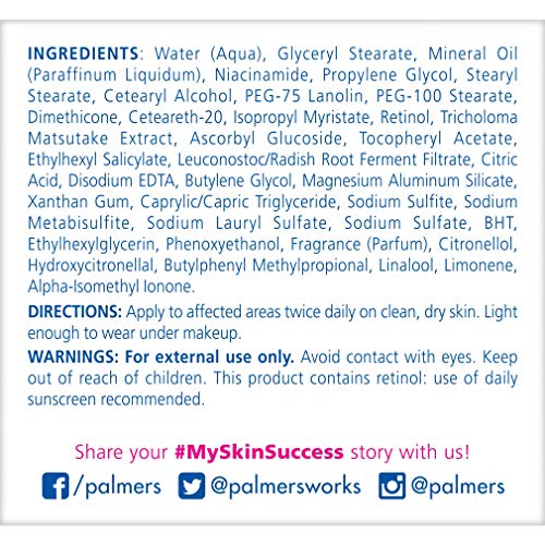 Palmer's Skin Success Anti-Dark Spot Fade Cream with Vitamin E and Niacinamide, for All Skin Types 2.7 Ounce