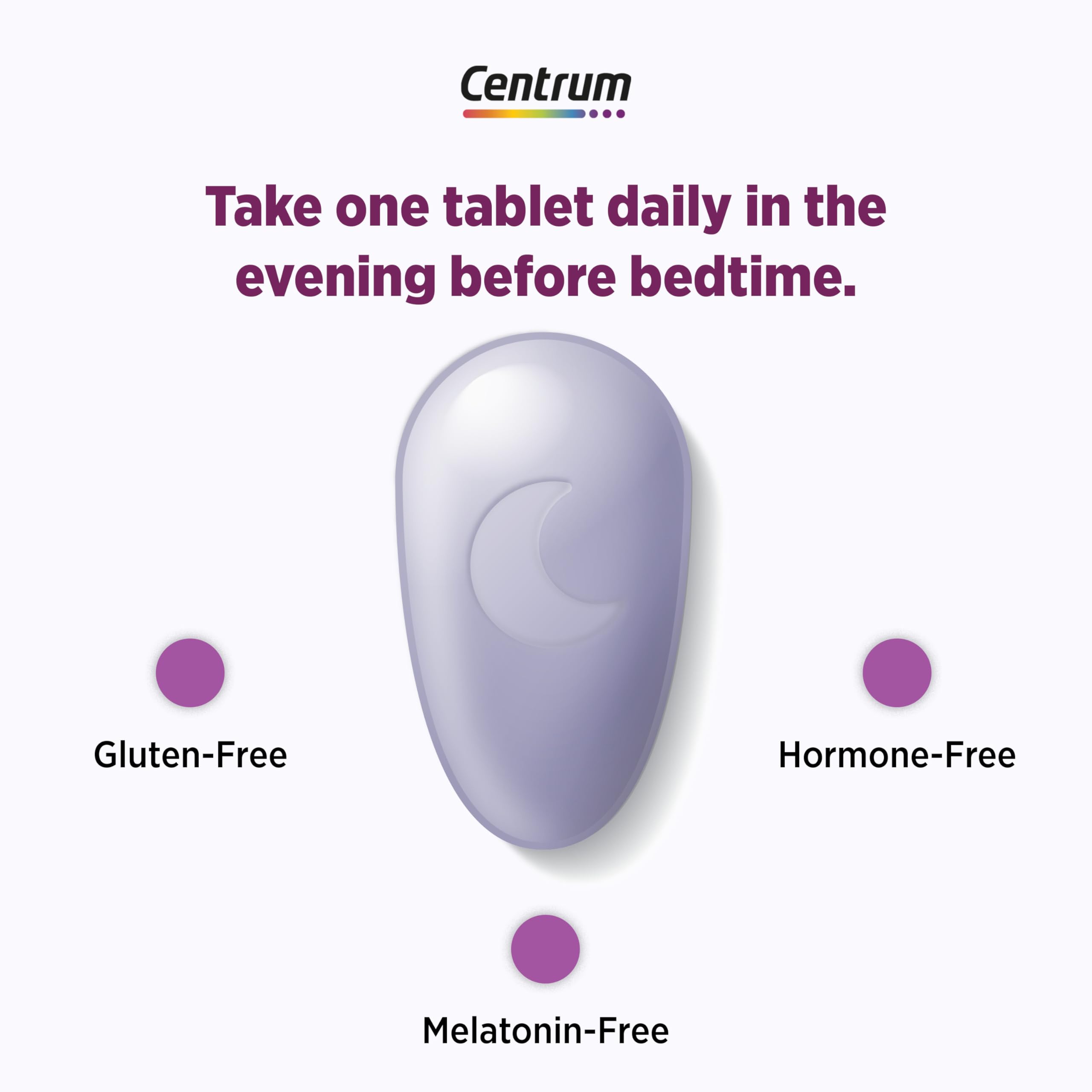 Centrum Restful Sleep Menopause Support Tablets, Supplement with Clinically Studied DailyZz and geniVida, 28 Count Centrum Au supplements