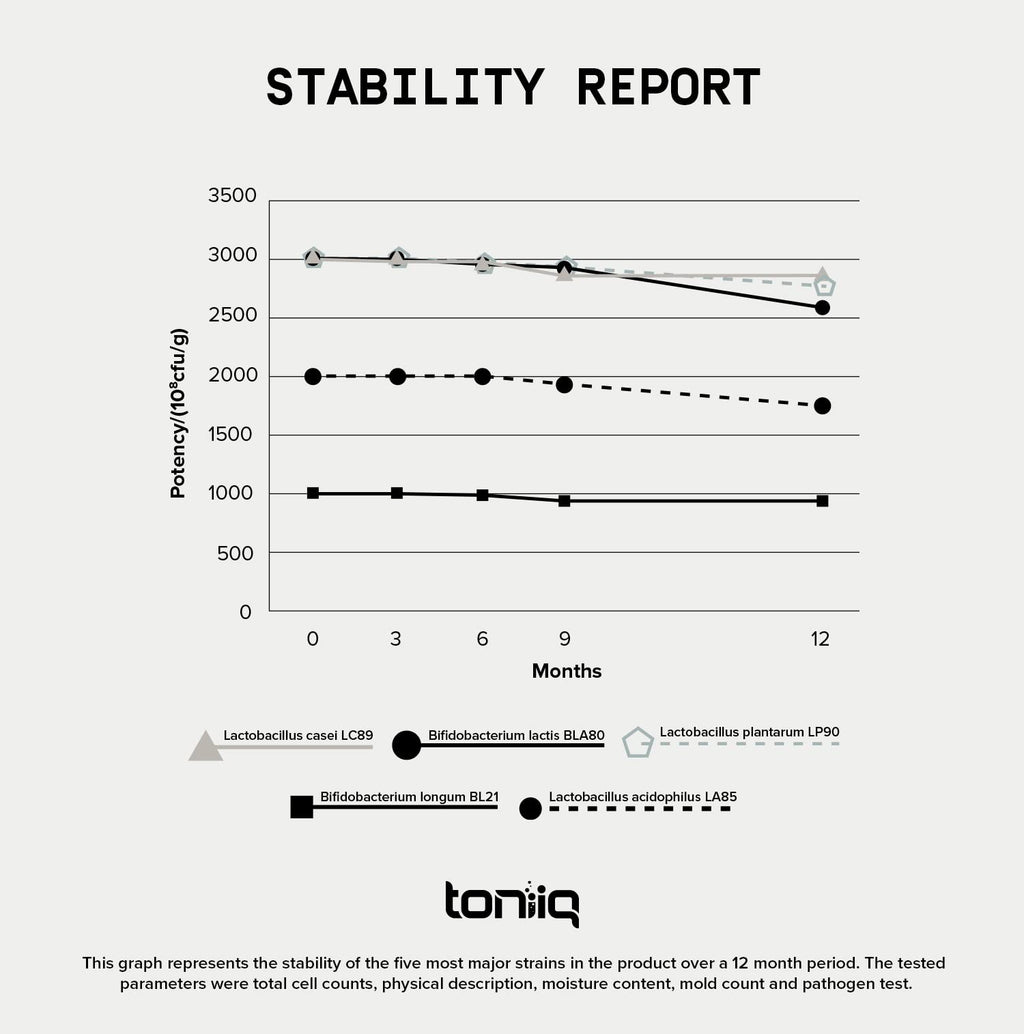 Toniiq 200 Billion CFU Probiotic Supplement 30 Verified Third-Party Tested Strains - Fully Shelf-Stable Probiotics Formula with Prebiotic Blend - Extended Release Capsules Toniiq Au supplements