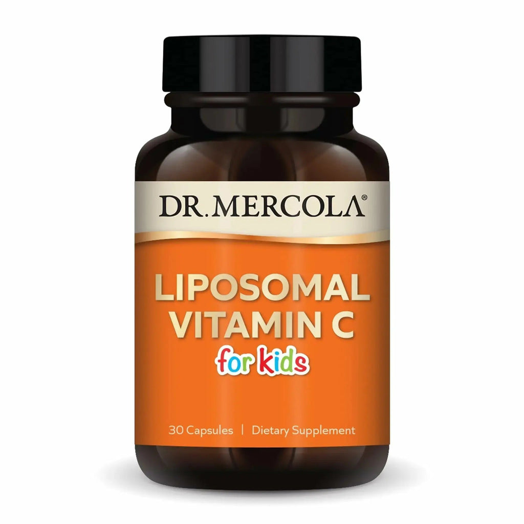 Dr. Mercola Liposomal Vitamin C for Kids - 125 mg Vitamin C - Supports Immune & Brain Function - Liposomal Delivery Dr. Mercola Au supplements
