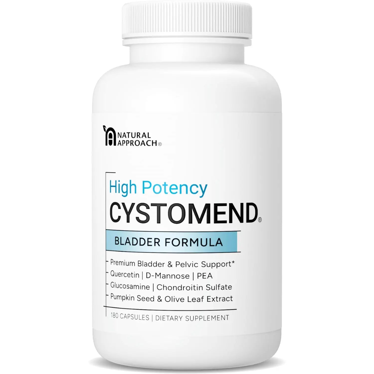 CystoMend Bladder & Pelvic Discomfort Formula (High Potency) - Supports Less Flares & Urgency* - Premium Bladder Support for Women & Men - USA Manufactured & Third-Party Tested - 180 Capsules CystoMend Au supplements