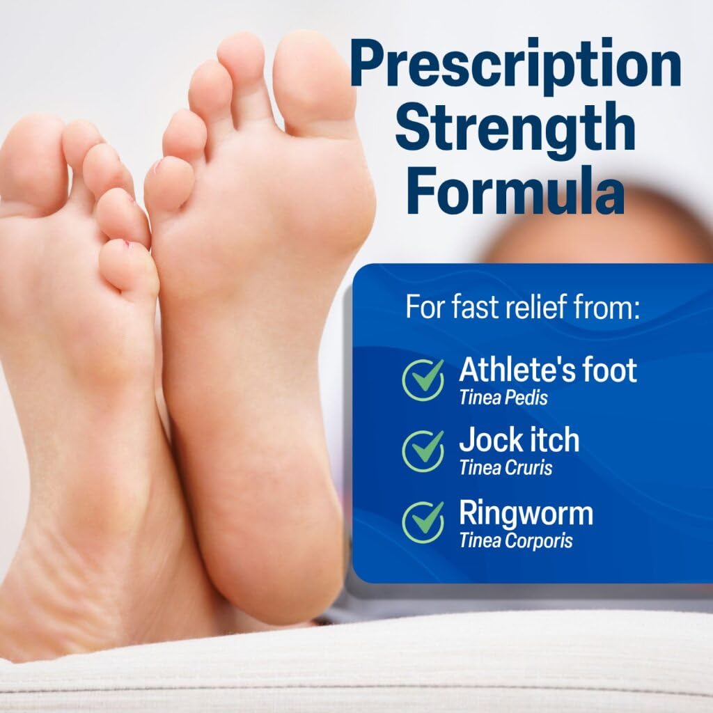 TARO Terbinafine Hydrochloride antifungal Cream 1% - Athletes Foot Cream Extra Strength