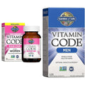 Garden of Life Women's and Men's Whole Food Multivitamins, Vitamin Code Raw One 30 Count and Vitamin Code 120 Count Garden of Life Au supplements
