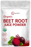 Micro Ingredients Organic Beet Root Powder, 1 Pound, Cold Pressed and Water Soluble Micro Ingredients Au supplements