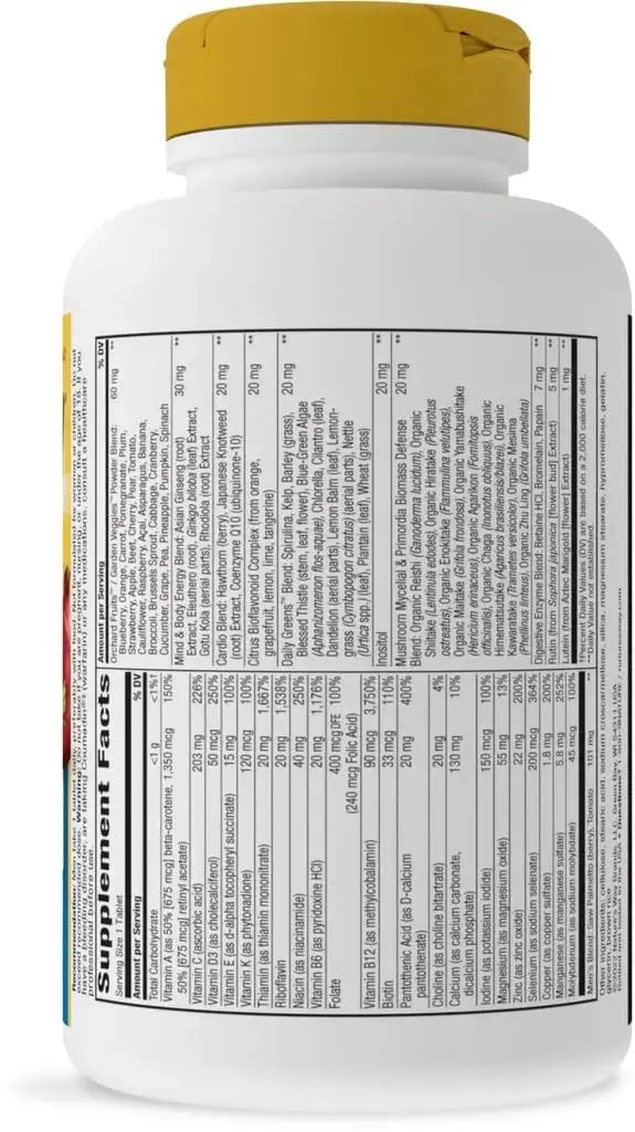 Alive! Once Daily Men's 50+ Ultra - 60 Tablets by Nature's Way Nature's Way Au supplements
