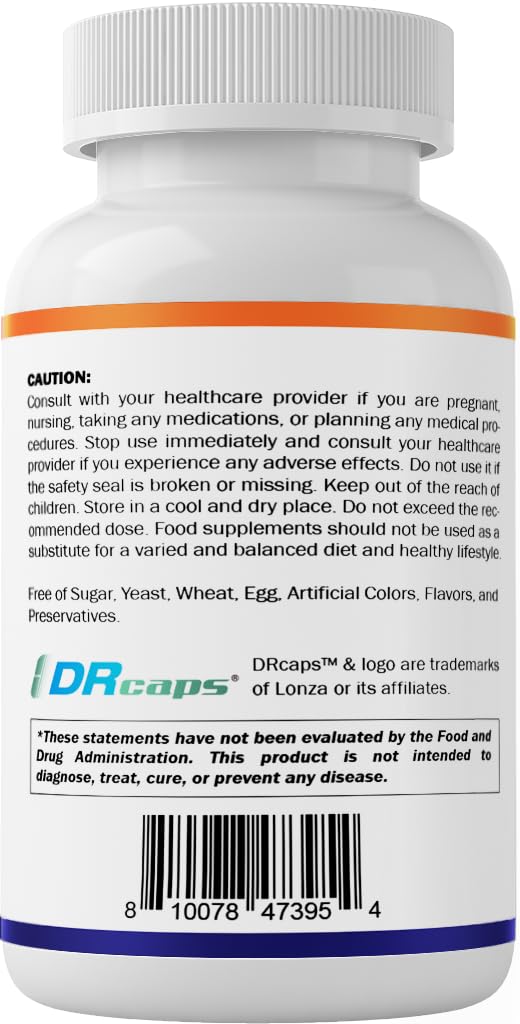 Vitamatic Akkermansia Muciniphila Gut Health - 60 DR Capsules (Delayed Released) - Made with Prebiotic Inulin Fiber