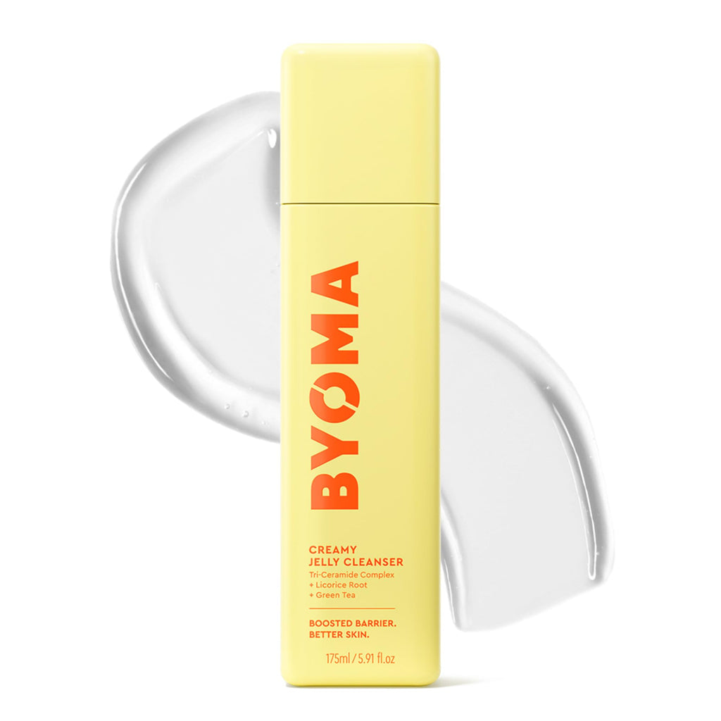 BYOMA Creamy Jelly Cleanser - Hydrating Facial Cleanser for Skin Barrier Repair -Tri-Ceramide Face Wash for Sensitive Skin & All Skin Types