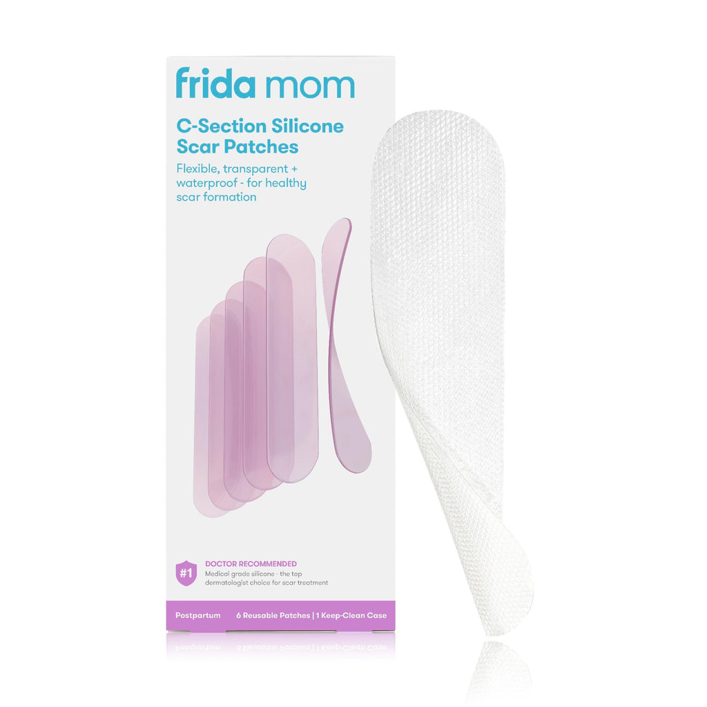 Frida Mom C-Section Silicone Strips, C-Section Recovery Must Have Scar Patches, Reusable Medical Grade Treatment