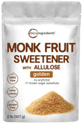 Golden Monk Fruit Sweetener with Allulose, 2 lbs | No Erythritol, No Aftertaste Micro Ingredients Au supplements