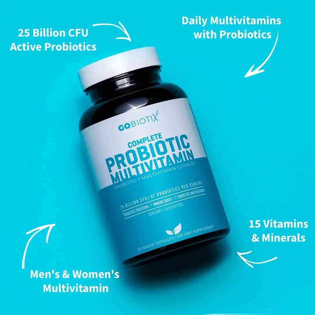 GOBIOTIX Multivitamin with Probiotics and Digestive Enzymes - 25 Billion CFU - Digestive Health, Probiotics for Women and Men GOBIOTIX Au supplements